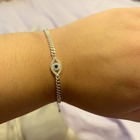 Neiman Marcus Apsvo Evil Eye Bracelet - Picture 3 of 3